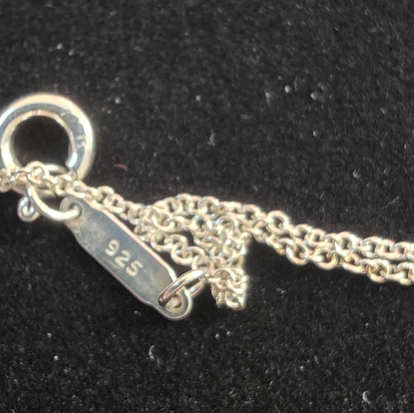 Tiffany & Co. Sterling Silver Vintage Lariat Necklace. 16" EUC. Full Inclusion - Picture 3 of 12